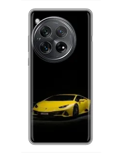 Чехол для Xiaomi Redmi K80 Pro с картинкой «Lamborghini желтый акцент»