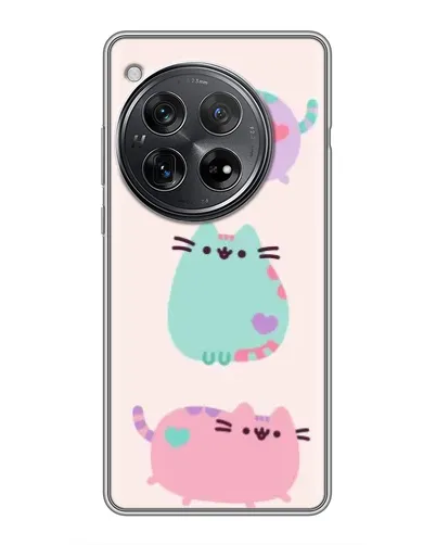 Чехол для Xiaomi Redmi K80 Pro с картинкой «Pusheen трио»