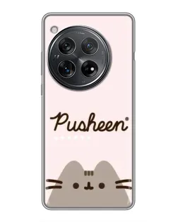 Чехол для Xiaomi Redmi K80 Pro с картинкой «Pusheen логотип»