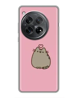 Чехол для Xiaomi Redmi K80 Pro с картинкой «Pusheen сердце»