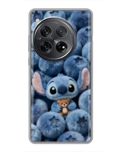 Чехол для Xiaomi Redmi K80 Pro с картинкой «Стич и голубика»