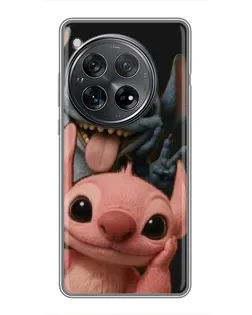Чехол для Xiaomi Redmi K80 Pro с картинкой «Стич и Ангел»
