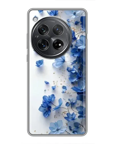 Чехол для Xiaomi Redmi K80 Pro с картинкой «Голубой цветочный каскад»