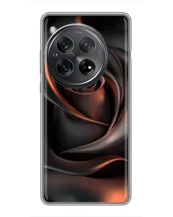 Чехол для Xiaomi Redmi K80 Pro с картинкой «Шелковая черная роза»