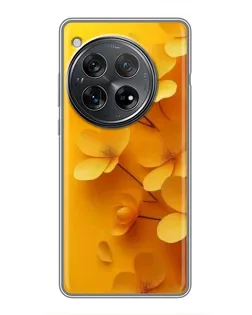 Чехол для Xiaomi Redmi K80 Pro с картинкой «Золотые лепестки»