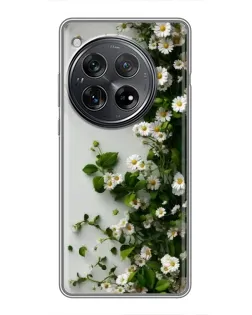 Чехол для Xiaomi Redmi K80 Pro с картинкой «Ветка мелких белых цветов»