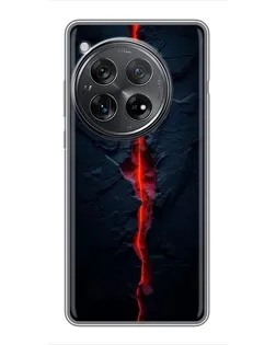 Чехол для Xiaomi Redmi K80 Pro с картинкой «Kрасная лавовая трещина»