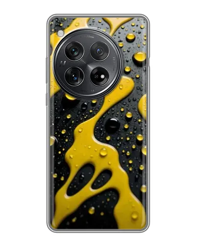 Чехол для Xiaomi Redmi K80 Pro с картинкой «Жидкое желтое золото» Чехол для Xiaomi Redmi K80 Pro с картинкой «Жидкое желтое золото»