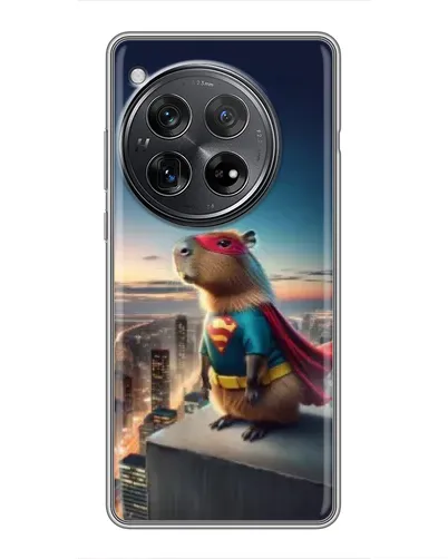 Чехол для Xiaomi Redmi K80 Pro с картинкой «Капи-мен супергерой» Чехол для Xiaomi Redmi K80 Pro с картинкой «Капи-мен супергерой»