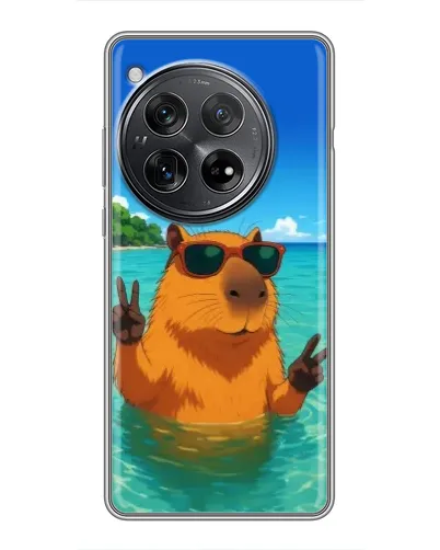 Чехол для Xiaomi Redmi K80 Pro с картинкой «Морская капибара» Чехол для Xiaomi Redmi K80 Pro с картинкой «Морская капибара»