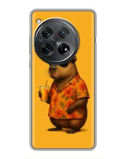 Чехол для Xiaomi Redmi K80 Pro с картинкой «Капибара на отдыхе»