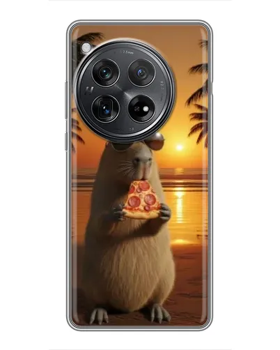 Чехол для Xiaomi Redmi K80 Pro с картинкой «Капибара с пиццей» Чехол для Xiaomi Redmi K80 Pro с картинкой «Капибара с пиццей»