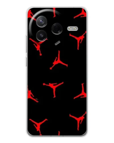 Чехол для Xiaomi Redmi K80 Ultra с картинкой «Jordan Red Pattern»