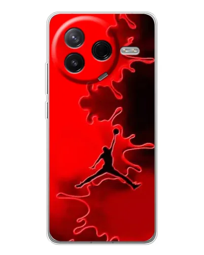 Чехол для Xiaomi Redmi K80 Ultra с картинкой «Jordan Red Smoke»