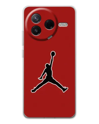 Чехол для Xiaomi Redmi K80 Ultra с картинкой «Jordan Red Back»