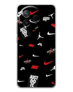 Чехол для Xiaomi Redmi K80 Ultra с картинкой «Nike Mix Pattern»