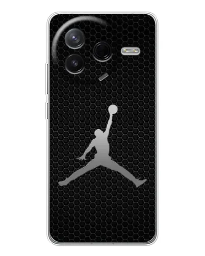 Чехол для Xiaomi Redmi K80 Ultra с картинкой «Jordan Dark Carbon»