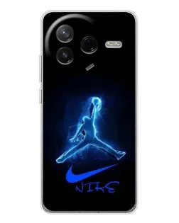 Чехол для Xiaomi Redmi K80 Ultra с картинкой «Jordan Neon Blue»