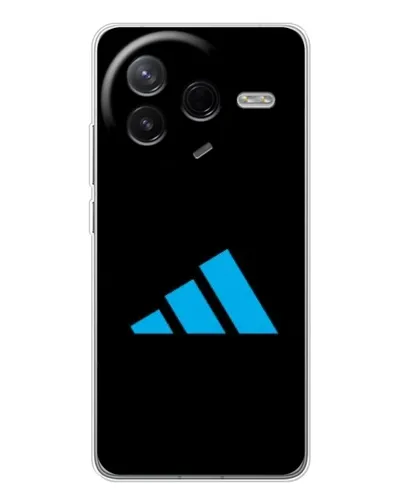 Чехол для Xiaomi Redmi K80 Ultra с картинкой «Adidas Cyan Logo»