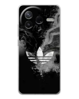 Чехол для Xiaomi Redmi K80 Ultra с картинкой «Абстрактный дым Adidas»