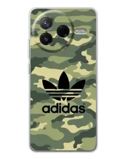 Чехол для Xiaomi Redmi K80 Ultra с картинкой «Милитари стиль Adidas»