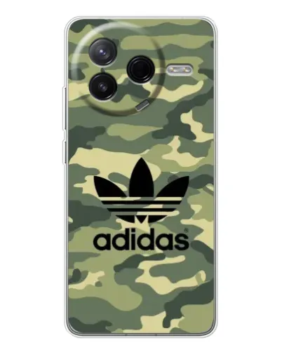 Чехол для Xiaomi Redmi K80 Ultra с картинкой «Милитари стиль Adidas»