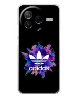 Чехол для Xiaomi Redmi K80 Ultra с картинкой «Взрыв красок Adidas»