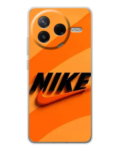 Чехол для Xiaomi Redmi K80 Ultra с картинкой «Оранжевый драйв Nike»