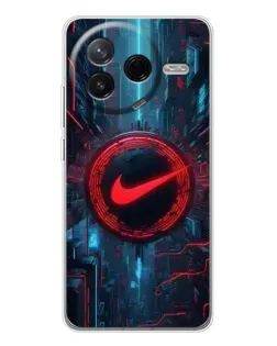 Чехол для Xiaomi Redmi K80 Ultra с картинкой «Техногенный стиль Nike»