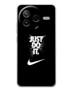 Чехол для Xiaomi Redmi K80 Ultra с картинкой «Текстовый принт Nike»