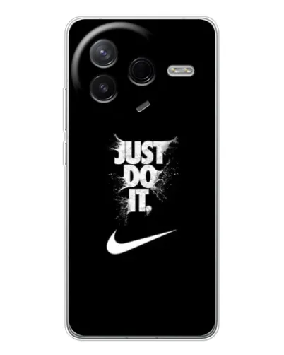 Чехол для Xiaomi Redmi K80 Ultra с картинкой «Текстовый принт Nike»