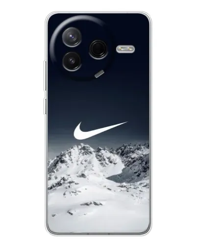 Чехол для Xiaomi Redmi K80 Ultra с картинкой «Nike — зимние горы»