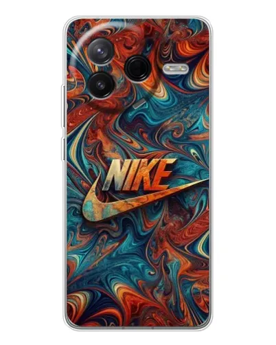 Чехол для Xiaomi Redmi K80 Ultra с картинкой «Nike в абстракции»