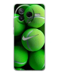 Чехол для Xiaomi Redmi K80 Ultra с картинкой «Теннисные мячи Найк»