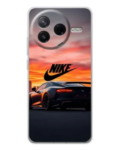Чехол для Xiaomi Redmi K80 Ultra с картинкой «Nike и суперкар»