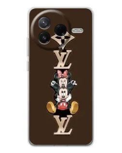 Чехол для Xiaomi Redmi K80 Ultra с картинкой «LV и Микки Маус»