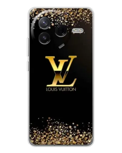 Чехол для Xiaomi Redmi K80 Ultra с картинкой «LV — золотые искры» Чехол для Xiaomi Redmi K80 Ultra с картинкой «LV — золотые искры»