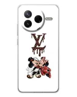Чехол для Xiaomi Redmi K80 Ultra с картинкой «LV и Микки Маус»
