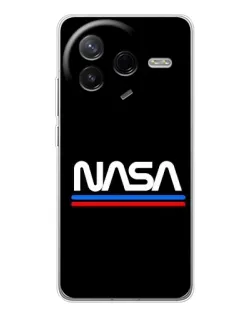 Чехол для Xiaomi Redmi K80 Ultra с картинкой «NASA — классика Red Blue» Чехол для Xiaomi Redmi K80 Ultra с картинкой «NASA — классика Red Blue»