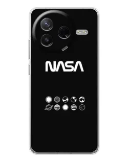Чехол для Xiaomi Redmi K80 Ultra с картинкой «NASA — технический принт»