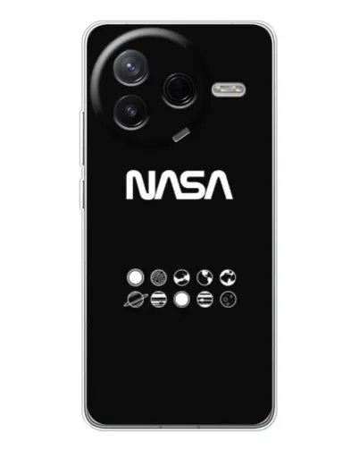Чехол для Xiaomi Redmi K80 Ultra с картинкой «NASA — технический принт» Чехол для Xiaomi Redmi K80 Ultra с картинкой «NASA — технический принт»