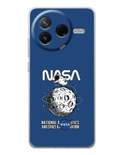 Чехол для Xiaomi Redmi K80 Ultra с картинкой «NASA — лунная миссия» Чехол для Xiaomi Redmi K80 Ultra с картинкой «NASA — лунная миссия»