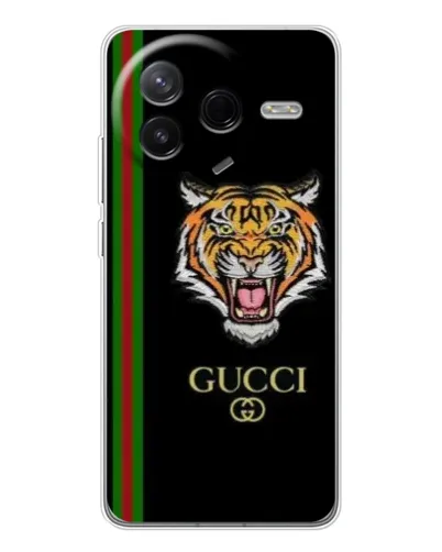 Чехол для Xiaomi Redmi K80 Ultra с картинкой «Тигр Gucci»