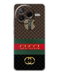 Чехол для Xiaomi Redmi K80 Ultra с картинкой «Gucci — брендированный десерт»