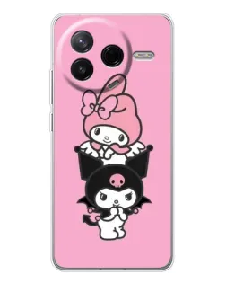 Чехол для Xiaomi Redmi K80 Ultra с картинкой «Трио My Melody и Kuromi» Чехол для Xiaomi Redmi K80 Ultra с картинкой «Трио My Melody и Kuromi»