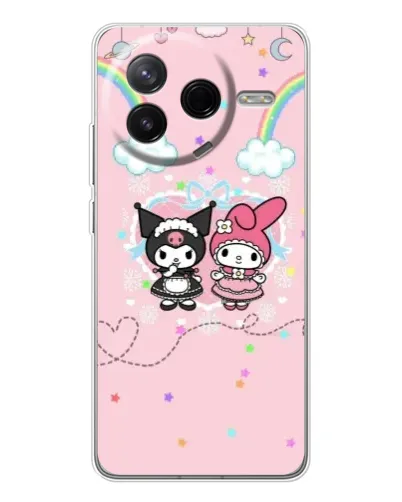 Чехол для Xiaomi Redmi K80 Ultra с картинкой «My Melody и Kuromi» Чехол для Xiaomi Redmi K80 Ultra с картинкой «My Melody и Kuromi»