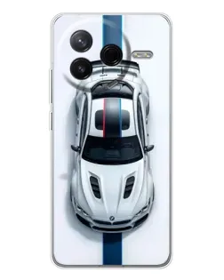 Чехол для Xiaomi Redmi K80 Ultra с картинкой «Вид сверху — BMW M» Чехол для Xiaomi Redmi K80 Ultra с картинкой «Вид сверху — BMW M»