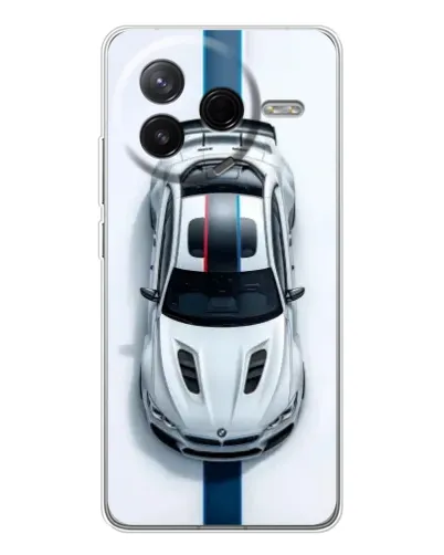 Чехол для Xiaomi Redmi K80 Ultra с картинкой «Вид сверху — BMW M» Чехол для Xiaomi Redmi K80 Ultra с картинкой «Вид сверху — BMW M»
