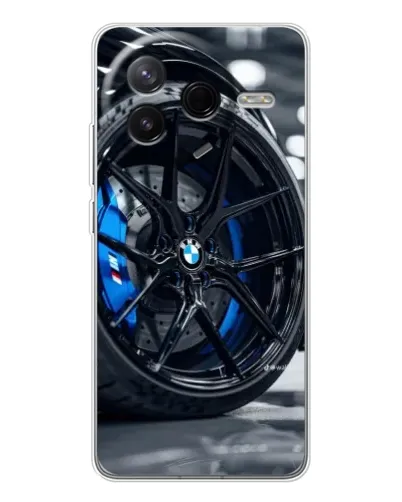 Чехол для Xiaomi Redmi K80 Ultra с картинкой «Колесо BMW вблизи» Чехол для Xiaomi Redmi K80 Ultra с картинкой «Колесо BMW вблизи»