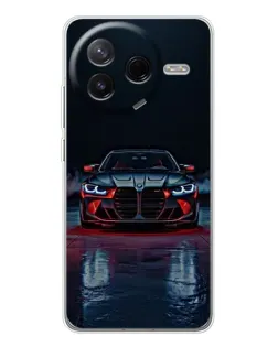 Чехол для Xiaomi Redmi K80 Ultra с картинкой «BMW на мокрой дороге»